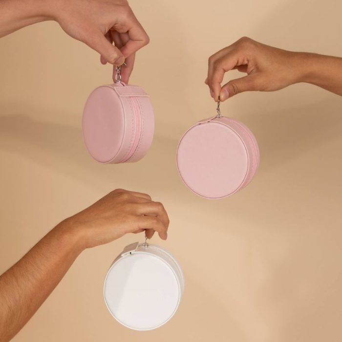 BOÎTE À BIJOUX RONDE - CRÈME