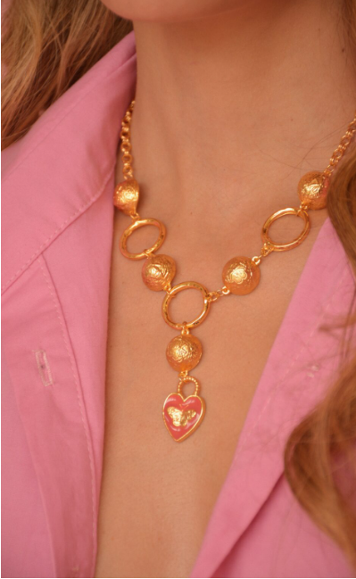 COLLIER PAPILLON LOVE - OR