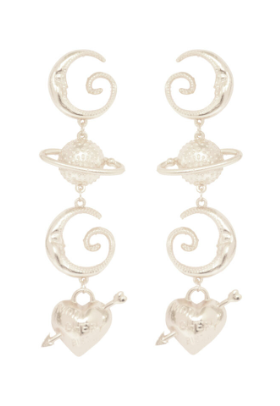 BOUCLES D'OREILLES MAXI MON CHERRY - ARGENT