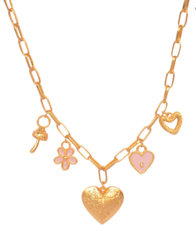 COLLIER CANELLE - OR