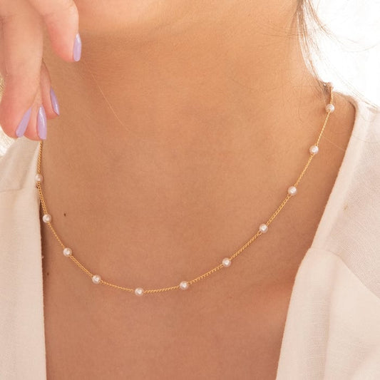 COLLIER PERLE À PERLE