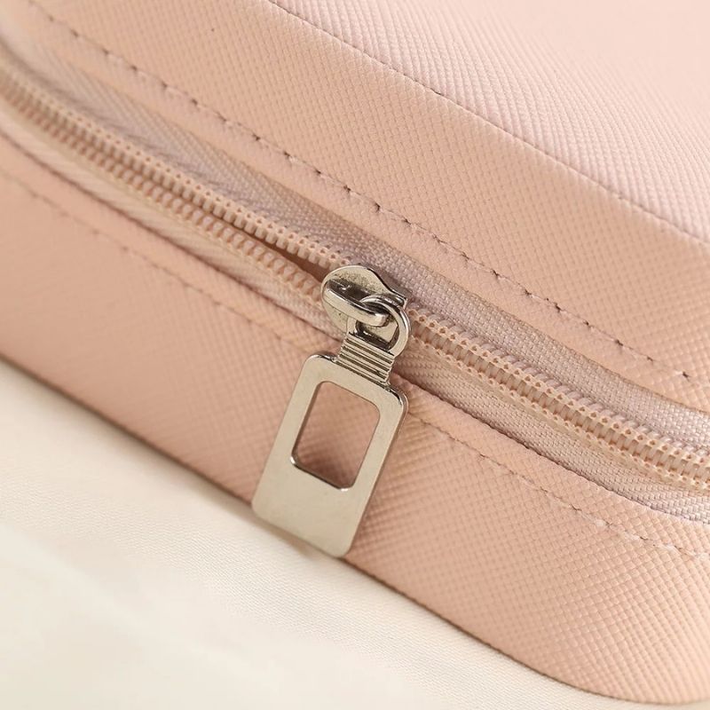 BOÎTE À BIJOUX CARRÉE - ROSE