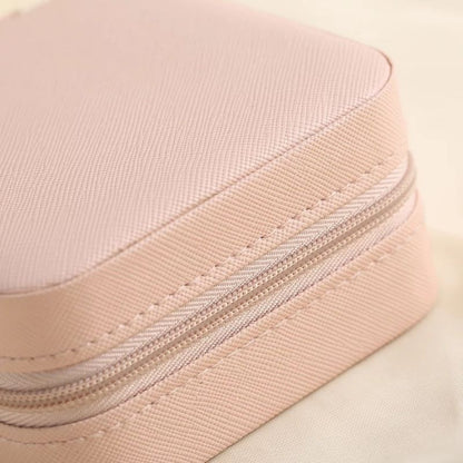 BOÎTE À BIJOUX CARRÉE - ROSE