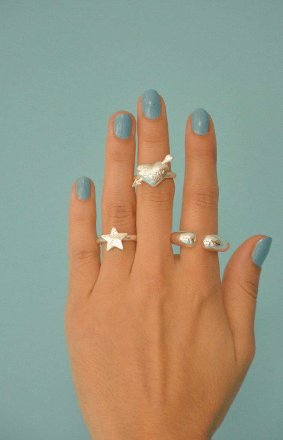 BAGUE COSMIQUE - ARGENT