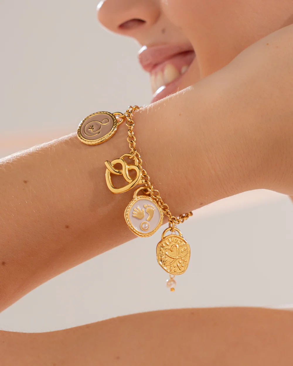 BRACELET MULTICHARM LIEN D'AMOUR