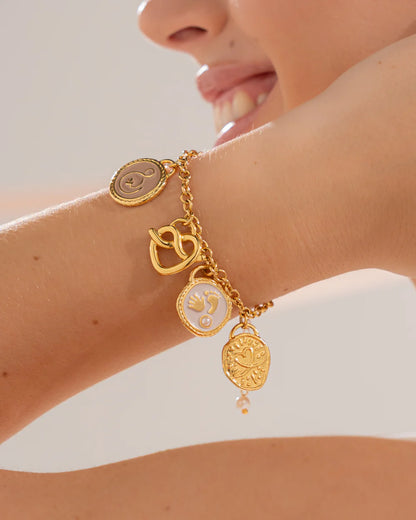 BRACELET MULTICHARM LIEN D'AMOUR
