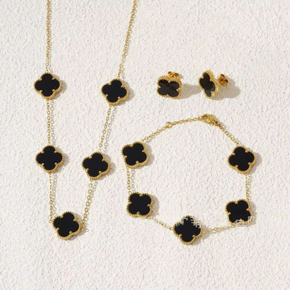 ENSEMBLE QUÉBEC COLLIER + BRACELET + BOUCLES