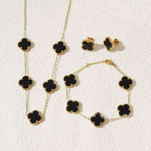 ENSEMBLE QUÉBEC COLLIER + BRACELET + BOUCLES