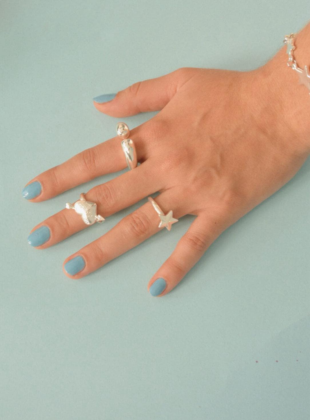 BAGUE COSMIQUE - ARGENT